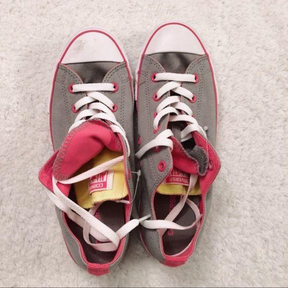 Converse All Star double tongue Pink shoes